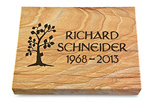 Schriftplatte Wiesengrab