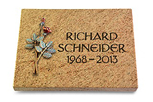 Schriftplatte Wiesengrab